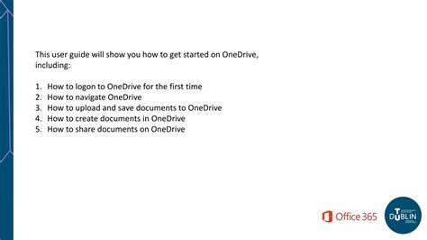 One Drive User Guide 的图像结果