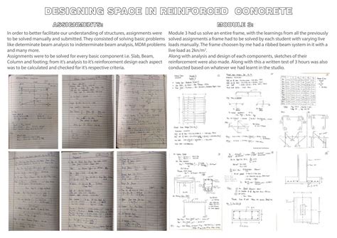 Designing space in Reinforced Concrete | CEPT - Portfolio