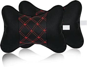 Eliane Faux Leather Universal Car Neck Rest Headrest Pillow Soft ...