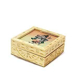 Buy Wooden GEMS Stone Ganesh JI Box Online at Low Prices in India ...
