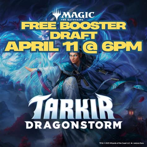 Tarkir Dragonstorm FREE Booster Draft!, 305b N Main St, Liberty, IN, 11 ...