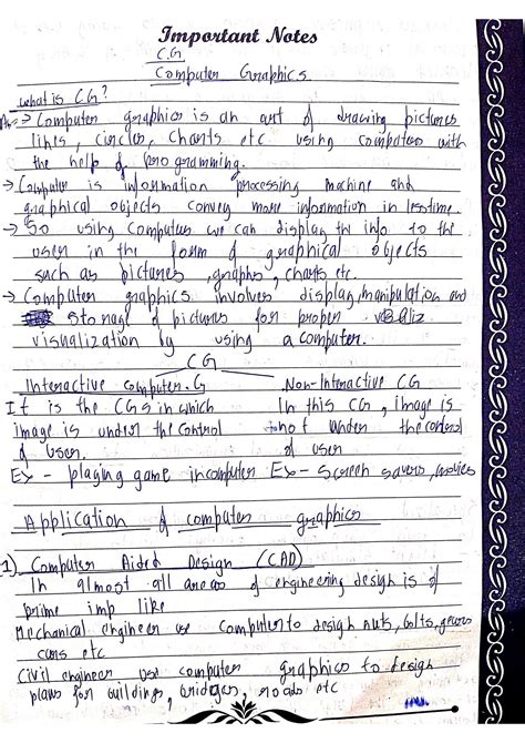 Computer Graphics Notes 的图像结果