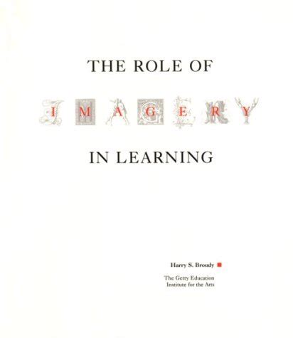 Buy The Role of Imagery in Learning (Getty Publications –) Book Online ...