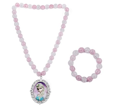 Buy El Regalo Beautiful Princess Necklace & Bracelet Kids Jewelry Set ...