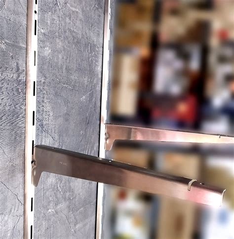 Heavy-Duty Adjustable Wall Mount Shelf Bracket – Stainless Steel ...