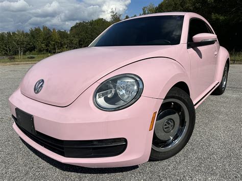 Pink Volkswagen Beetle