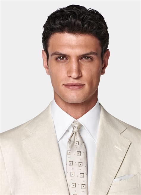 Costume Havana coupe Tailored sable in Lin, coton | SUITSUPPLY