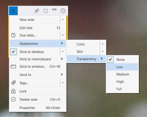 Image result for How to Make a Note Transparent in Notezilla