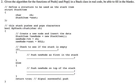 What Is Stack Write Algorithm for Push Pop Operations On Stack 的图像结果