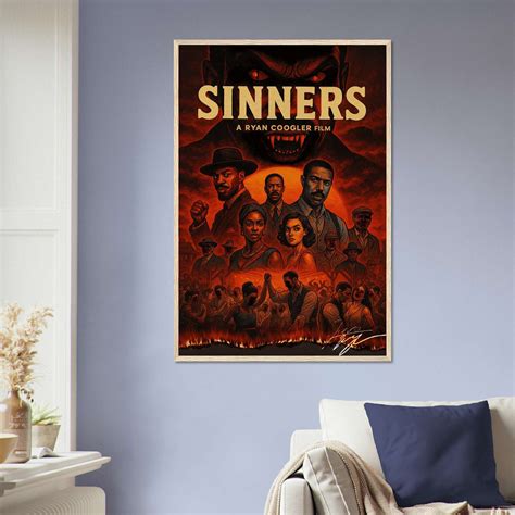 Sinners Movie Poster, 2025 Movie Poster, Full-Size Poster, Ready to ...