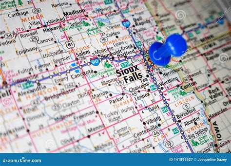 Sioux Falls Map Stock Photos - Free & Royalty-Free Stock Photos from ...