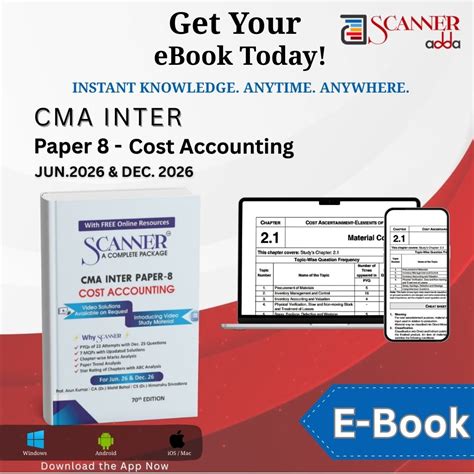 Buy CMA Inter Books & Solved Papers for Group 1 & 2 Preparation