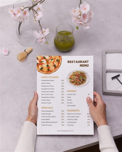 Simple Food Menu Design 的图像结果