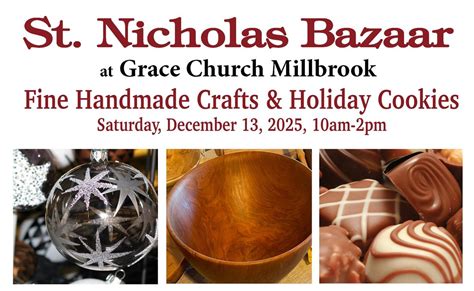 St. Nicholas Bazaar. Fine Handmade Crafts & Holiday Cookie Sale , 3330 ...
