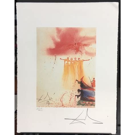 Salvador Dali Signed LE Lithograph