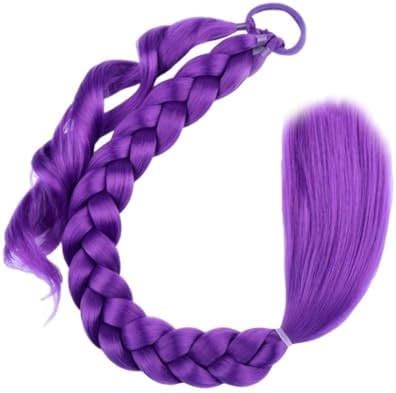 Purple Hair Extensions, Hair Wig, Purple Hair Color - Versatile Styling ...