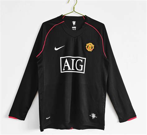 MANCHESTER UNITED 07/08 Away Jersey-Long Sleeve – BCI Kits