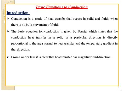 Image result for Example of Conduction Heat Transfer
