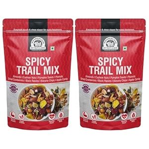 Wonderland Foods 400g (200g X 2) Spicy Trail Mix | 6 in 1 Roasted ...