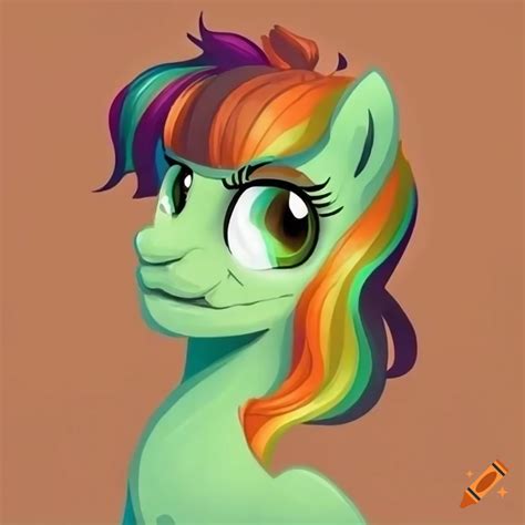 Vibrant male character from my little pony on Craiyon