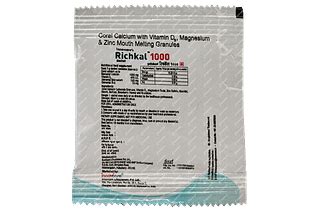 Richkal 1000 Mg Sachet 7 Gm - Uses, Side Effects, Dosage, Price | Truemeds