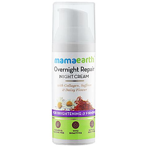 Buy Mamaearth Skin Repair Night Cream For Glow & Anti Ageing - Collagen ...