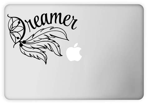 Buy Rawpockets 'Dreamer' Laptop Decals (PVC Vinyl, 4.98 cm x 6.71 cm ...