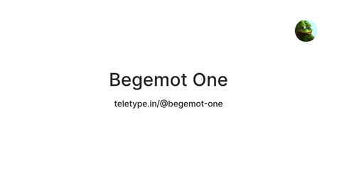 Begemot One — Teletype
