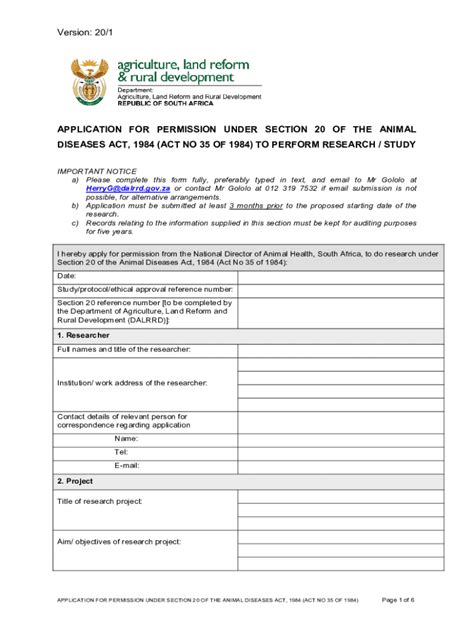 Fillable Online REVISED APPLICATION FORM AND GUIDELINES FOR PERMISSION ...