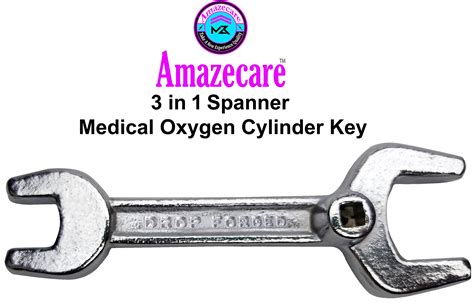 Buy Amazecare Open End 3 in 1 Spanner Double Side Medical Oxygen ...