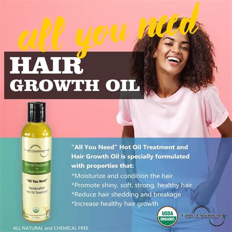 Earth'sEnrichments Organic Hot Oil Treatment for Hair Growth - India | Ubuy