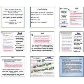 Image result for Create Task AP Computer Science Principles How To