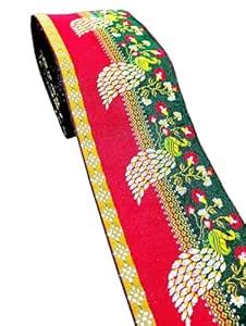 FRIJVEN Jacquard Woven Heavy Design Falls Lace Border for Saree, Kurti ...