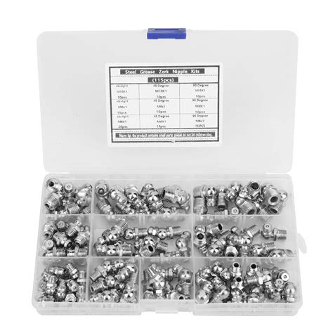 Buy Grease Zerk Nipple, Steel Grease Zerk Nipple Fitting High Strength ...