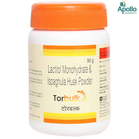 Torbulk Husk Powder 90 gm Price, Uses, Side Effects, Composition ...