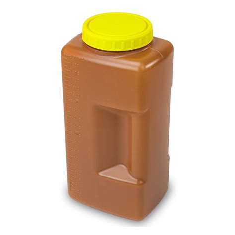 Globe Scientific 24 Hour Urine Collection Container, Amber