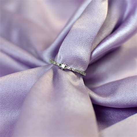 Minimal Silver Diamond Studed Ring | Salty – Salty Accessories