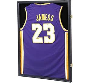 Jersey Frame Display Case, Large Lockable Shadow Box Sports Jersey ...