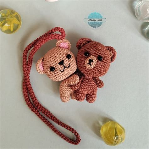 Cute Anime Milk and Mocha Face to Face Hugging Each Other Keychain ...