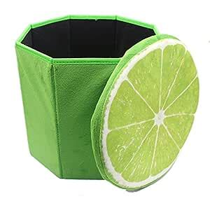 SLYTEK Multi-Utility Foldable Seat Fruit Stool Cum Storage Box ...