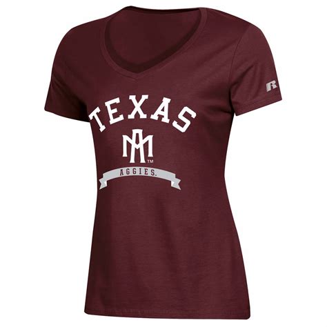 NCAA Women's V-Neck T-Shirt - Texas A&M Aggies