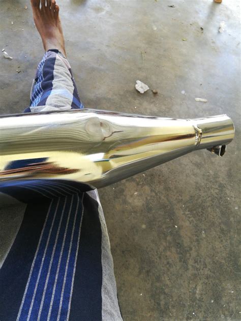 Trustway SIL48 Bike Red Rooster Silencer Exhaust with Glasswool Filter ...