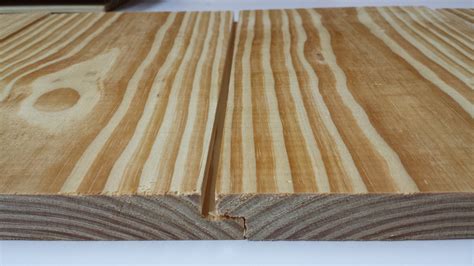 Nearly Clear Shiplap Nickel Gap | Heart Pine Floors | Southern Pine