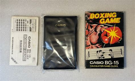新品未使用 ボクシングゲーム ゲーム電卓 カシオ BG-15 ゲームウォッチ 即決 Casio calculator game clock ...