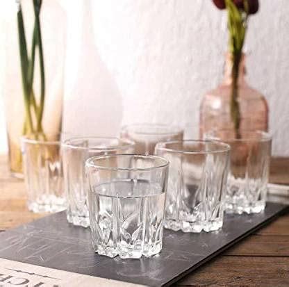 ATLOYAL Crystal Glass Whiskey Glass, Old Fashioned Round Bar Glasses ...