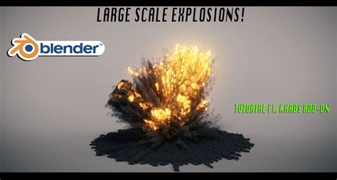 Blender 3.2 Explosion Tutorial 的图像结果
