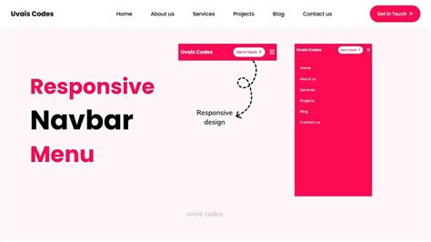 How to Create Responsive Navbar Using HTML CSS 的图像结果