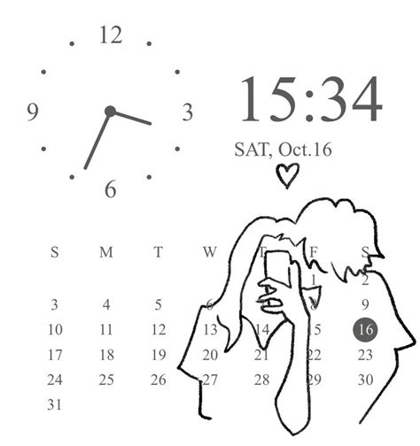Image result for Clock Widget Customization