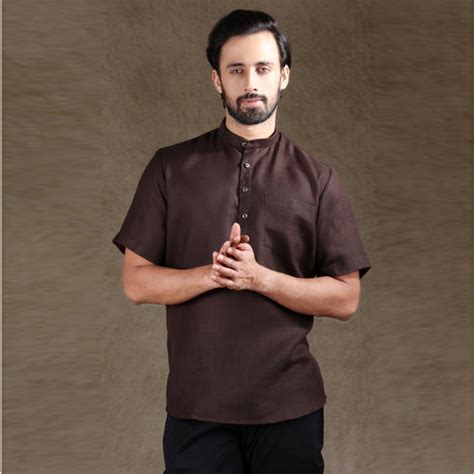 Buy Short Kurta for Men's Online – AjayArvindbhaiKhatri