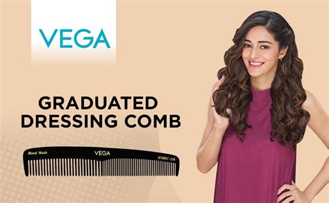 Buy Vega Graduated Dressing Hair Comb, (India's No.1* Hair Comb Brand ...